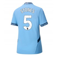 Camiseta Manchester City John Stones #5 Primera Equipación Replica 2024-25 para mujer mangas cortas